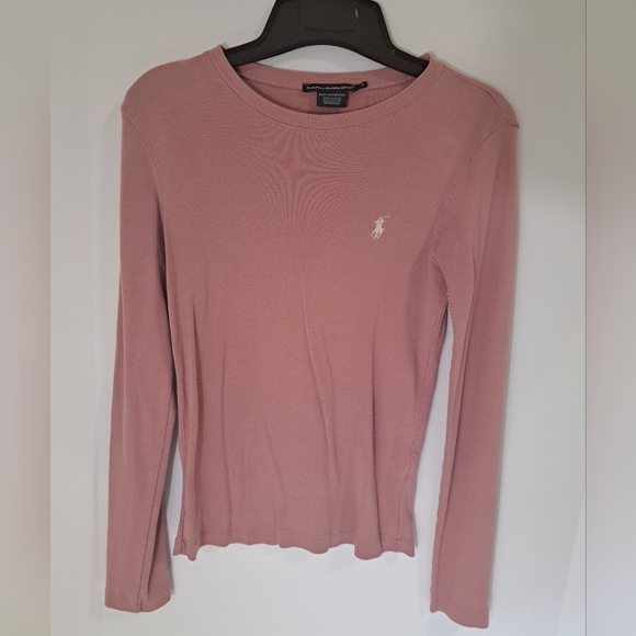 Ralph Lauren Sport Tops - Ralph Lauren Sport Women's Size Small Pink Long Sleeve Tee Shirt